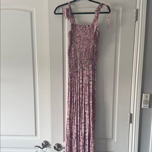 Jessica Simpson Pink Floral Maxi Dress